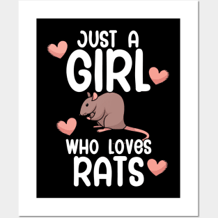 Just a girl who loves Rats Posters and Art